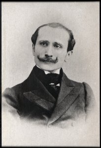Edmond Rostand（1868-1918）的肖像，法国诗人兼剧作家。 作者 法国摄影师
